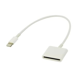 Lighting Adapter Cable To 30 Pin Charge Synchronisation. White. Iphone